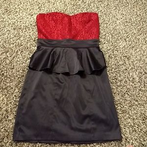 Strapless dress